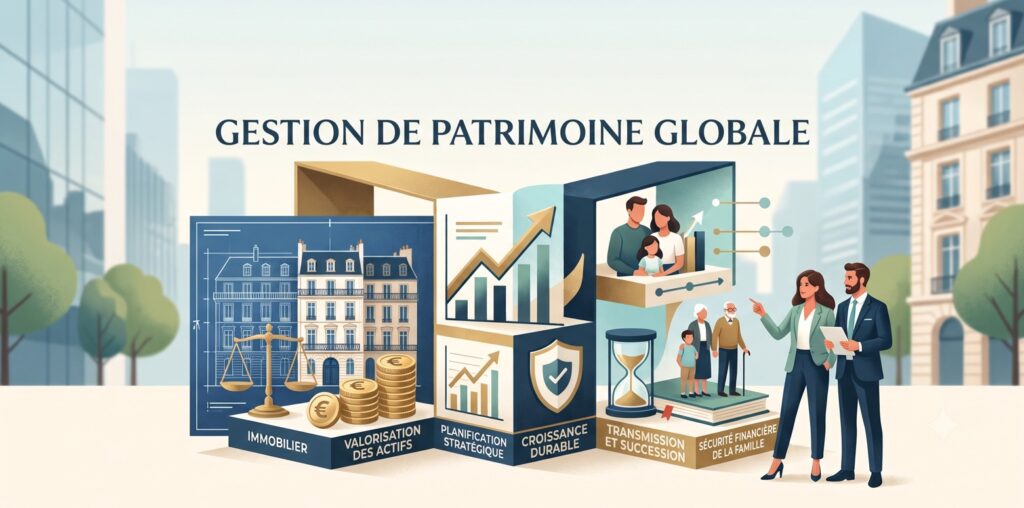La gestion de patrimoine avec une approche globale ; le wealth management